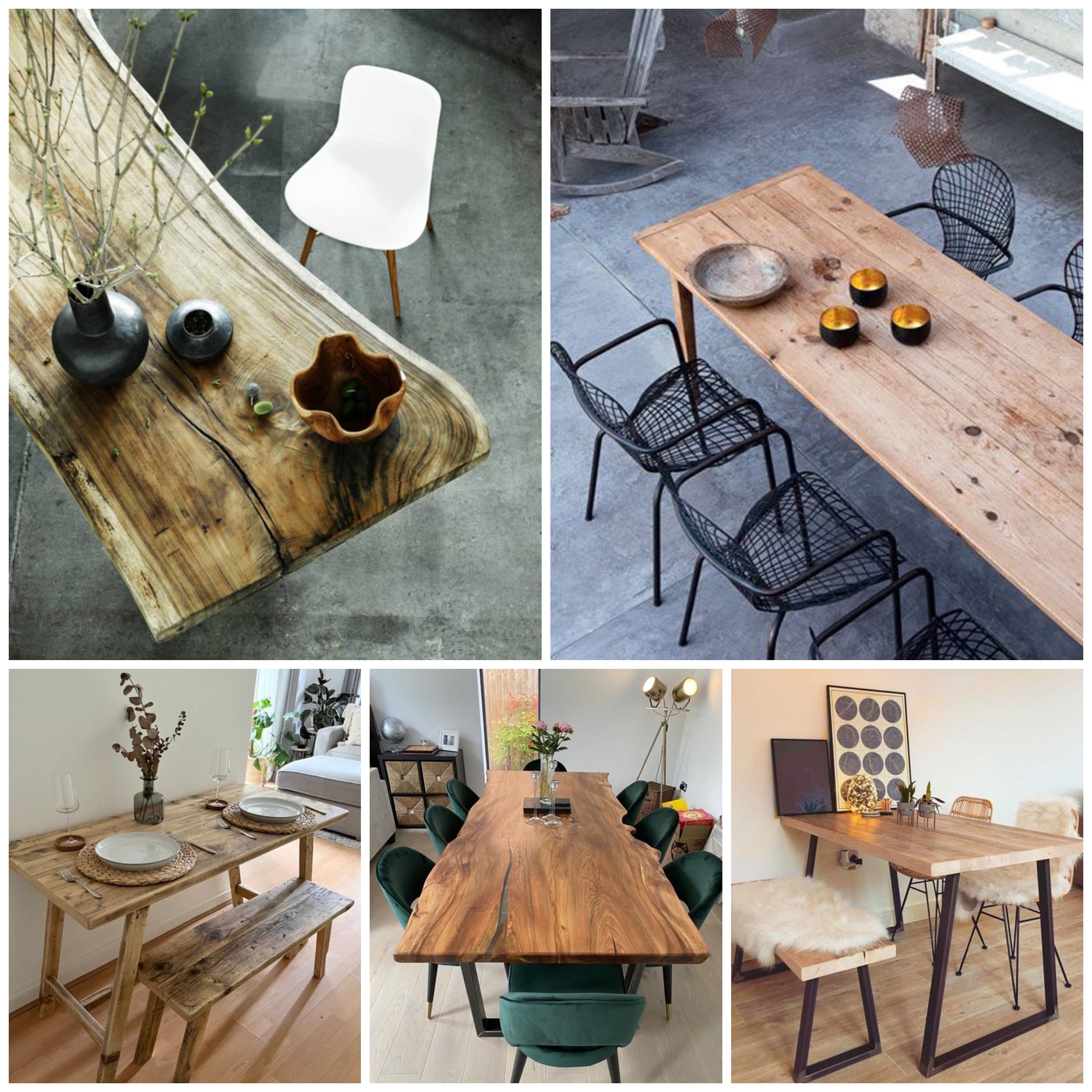 Fashionable Wooden Tables To Bring Natural Trend