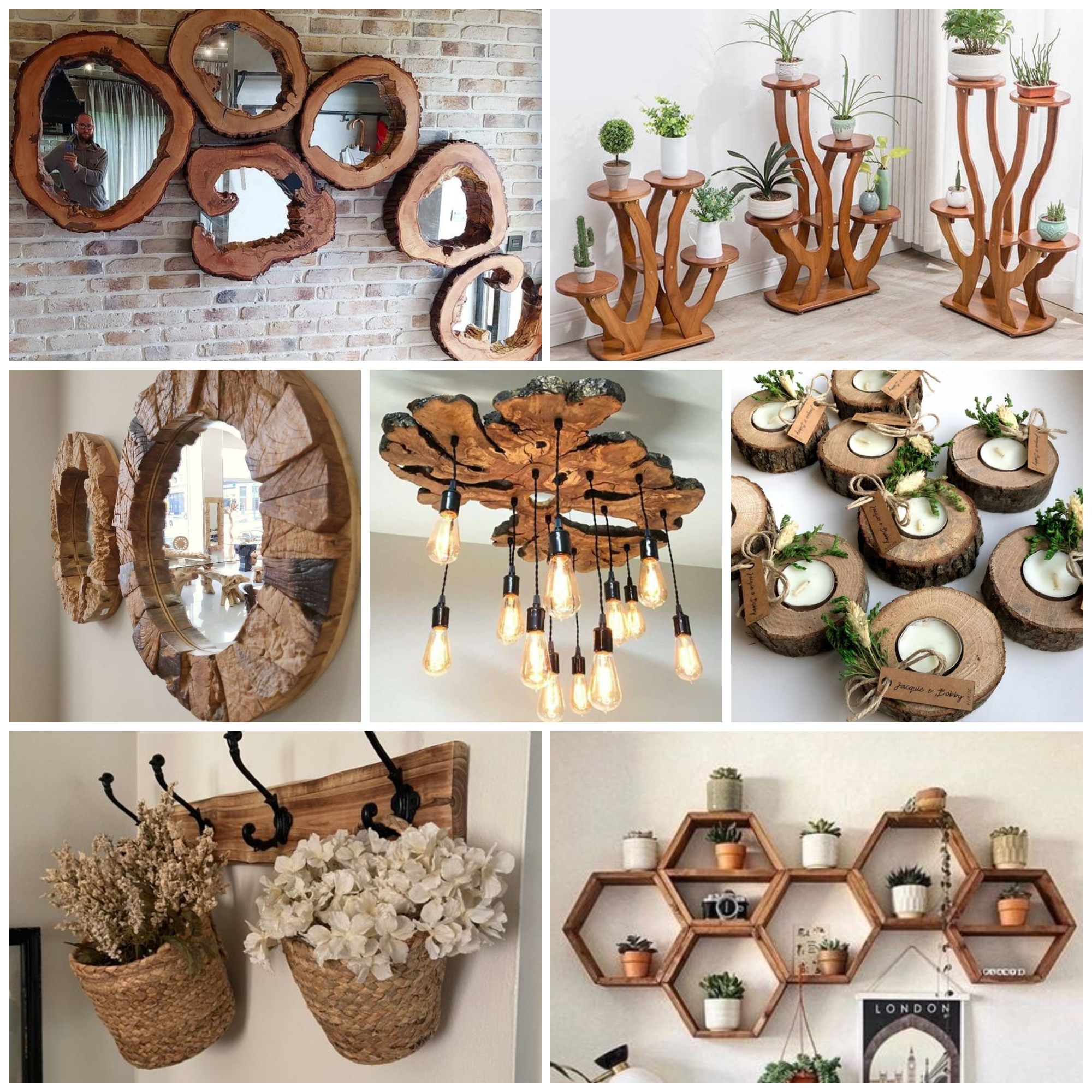 Wooden furniture and wood craft ideas