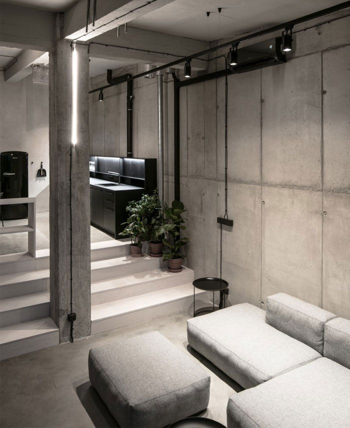 Vertical Loft Modern Interiors Sleek and Stylish Urban Living Spaces