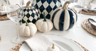 Black And White Thanksgiving Decor