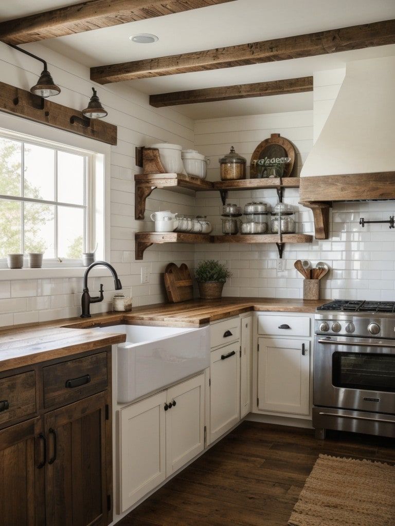 Farmhouse Kitchen Rustic Charm in the Heart of the Home