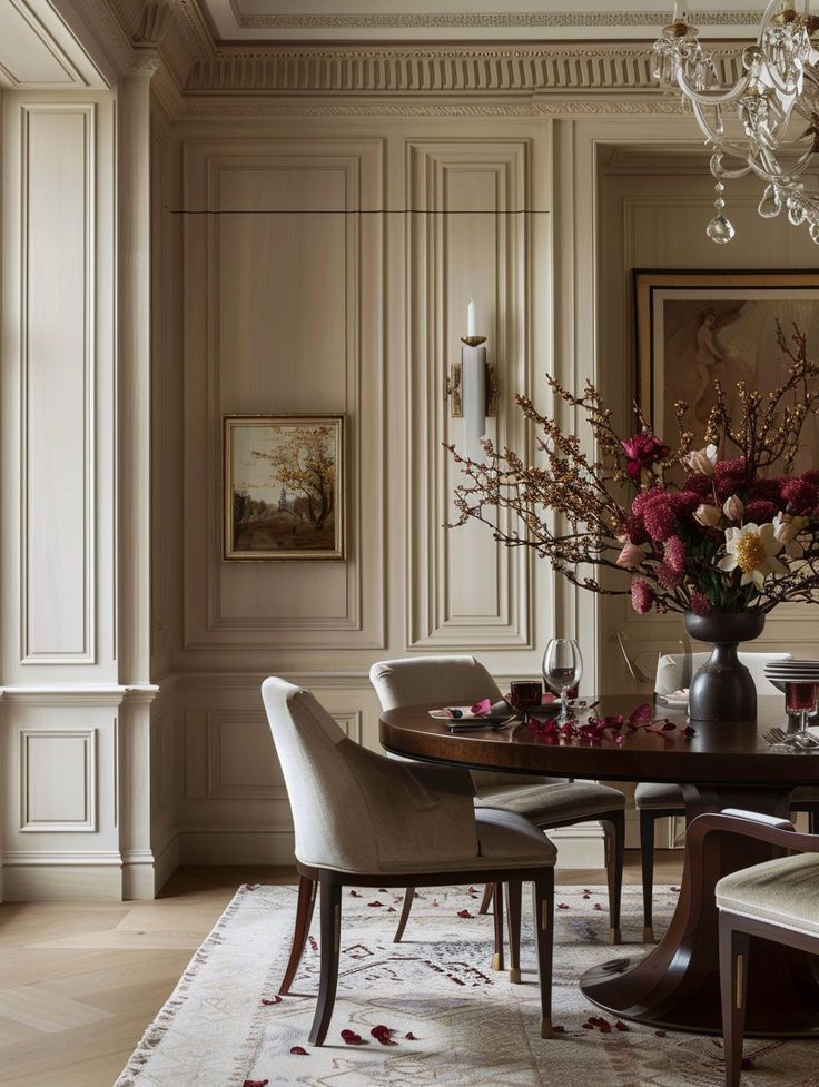 Luxury Classic Dining Room Opulent and Timeless Dining Space for the Discerning Homeowner