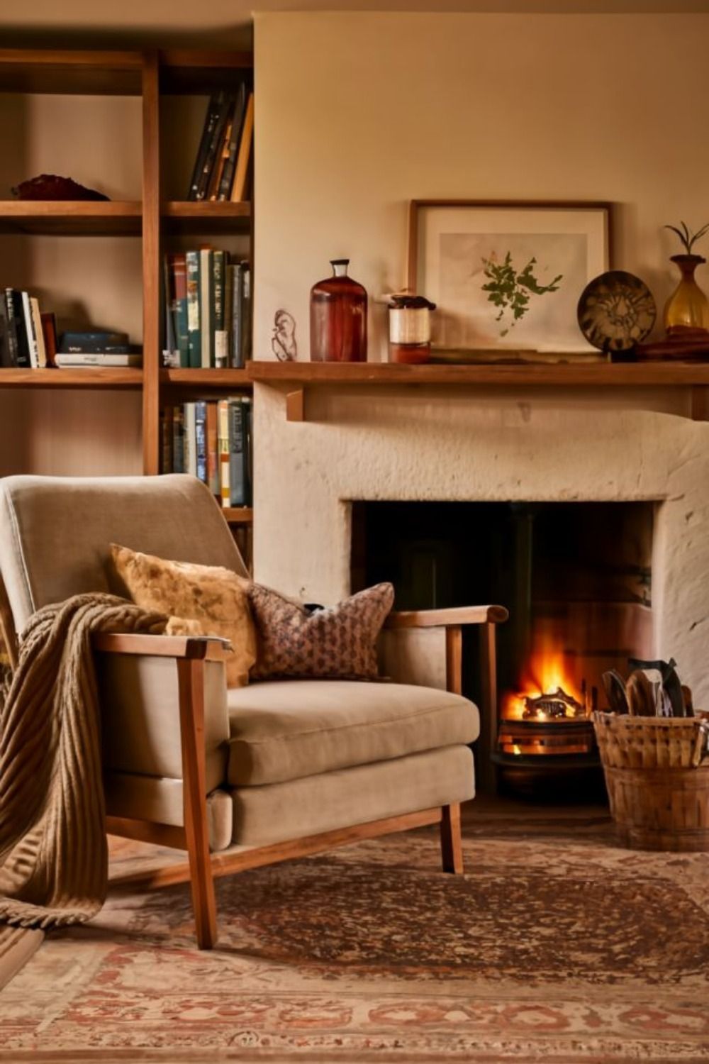 Cozy And Warm Armchair Transform Your Living Space with a Stylish Armchair That Provides Comfort and Warmth