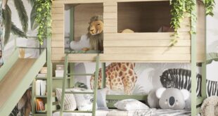 Jungle Inspired Kids Room Designs