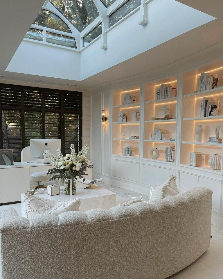 All White Interior Pure Elegance: A Stunning Monochromatic Home Design