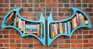 Batman Bat Shaped Bookshelf