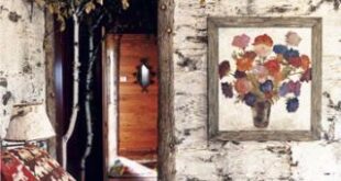 Birch Bark Cabinets