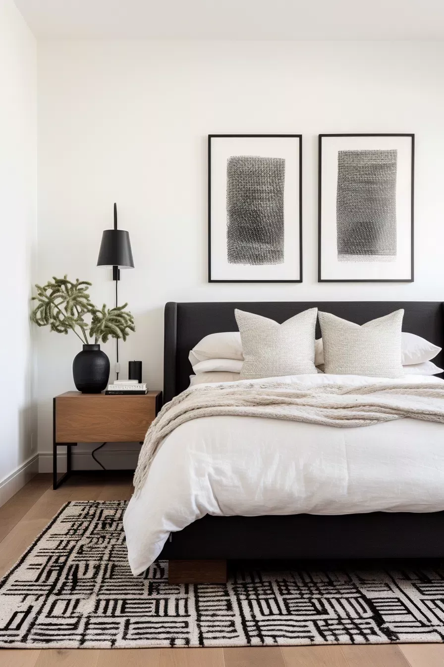 Black And White Bedroom Design Timeless Elegance in Monochrome Bedroom Styling