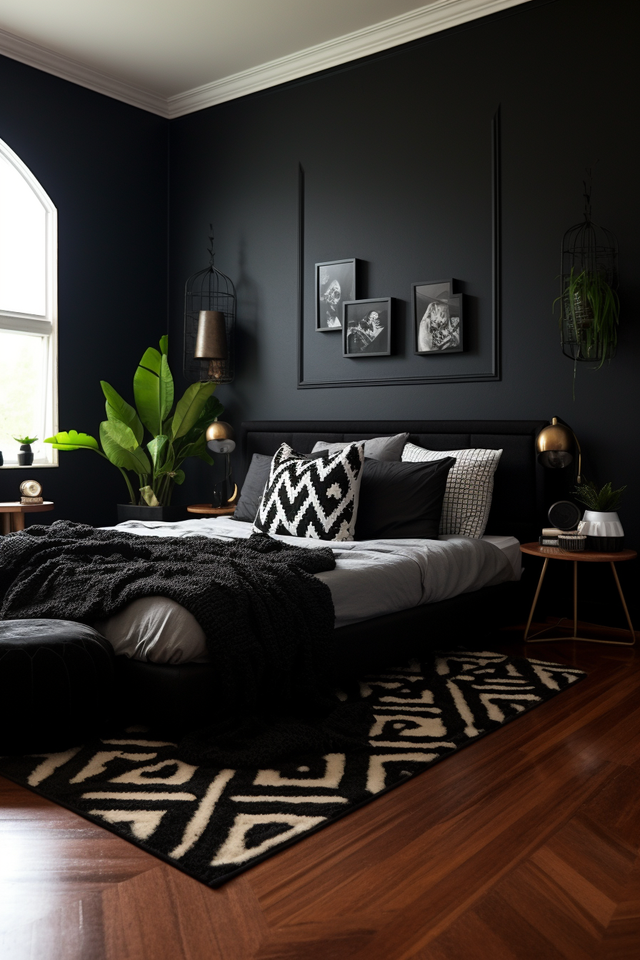 Black And White Bedroom Timeless Elegance in Monochromatic Interior Design