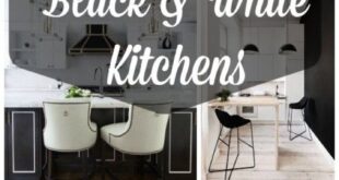 Black And White Kitchen Designing