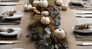 Black And White Thanksgiving Decor