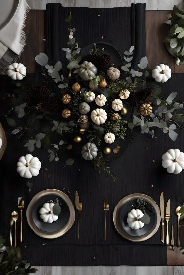 Black And White Thanksgiving Decor Stylish Monochrome Thanksgiving Decor Ideas