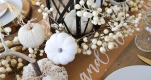 Black And White Thanksgiving Decor