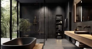 Black Bathroom Design