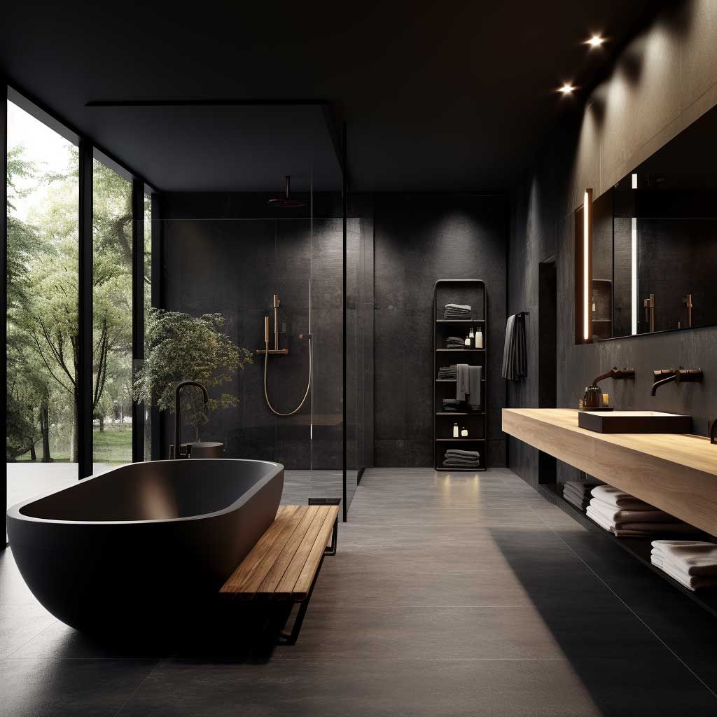 Black Bathroom Design Bold and Sleek Bathroom Decor with Black Accents