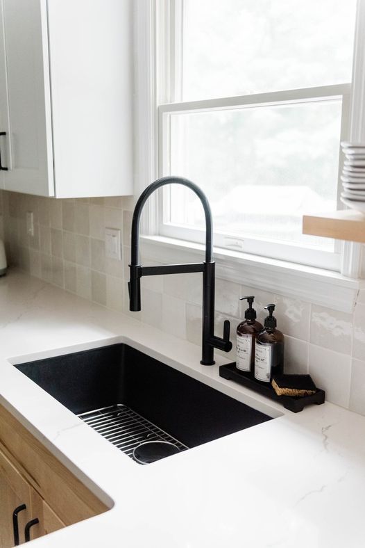 Black Matte Kitchen Design Modern Sleek Kitchen with Matte Black Accents