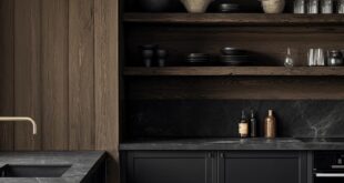 Black Matte Kitchen Design