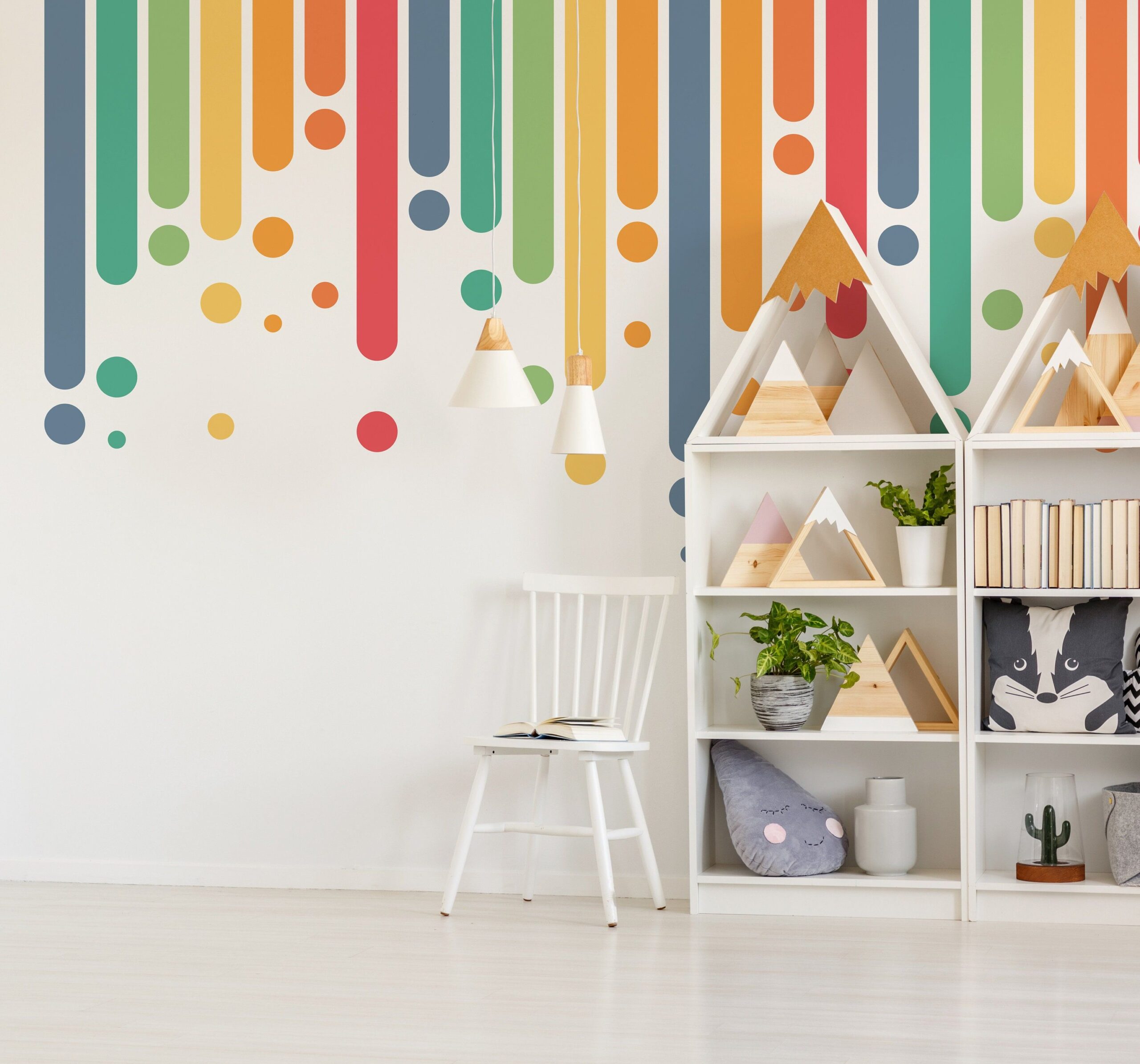 Bright Wall Stickers Add a Pop of Color to Your Space with Vibrant Wall Decals