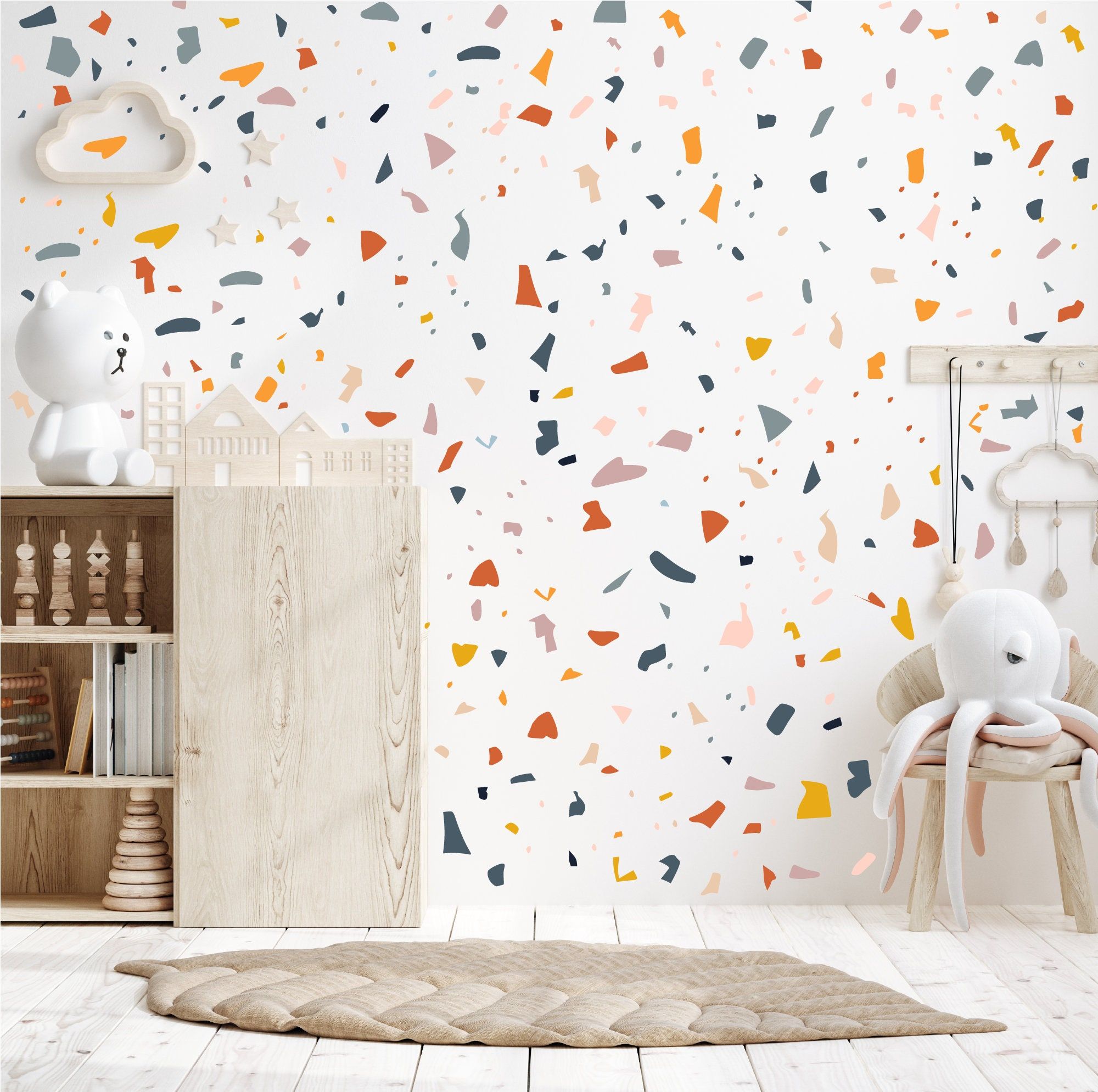 Bright Wall Stickers Create Stunning and Vibrant Wall Decor with Colorful Removable Decals