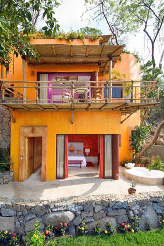 Cascading Mexican House Vibrant Layers of Mexican Home Design