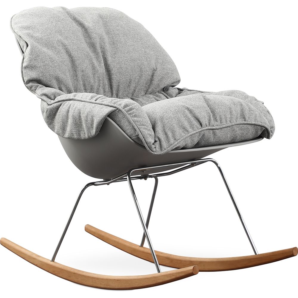 Casual Scandinavian Rocking Chair Modern Comfortable Rocker for Your Scandinavian Home