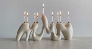 Hanukkah With Candles