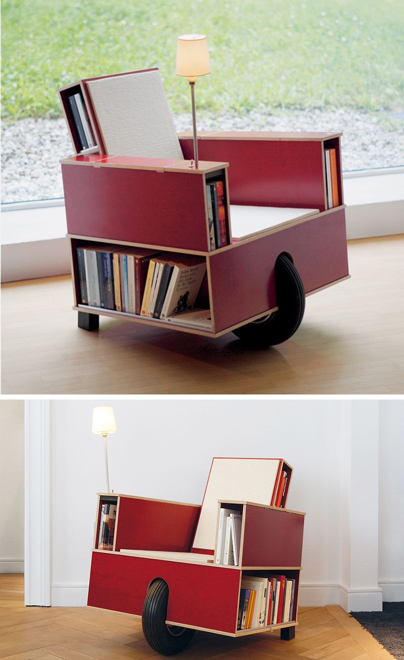 Comfy Chair Built Bookshelves The Ultimate Combination of Comfort and Functionality: Transform Your Reading Space with Chair Integrated Bookshelves