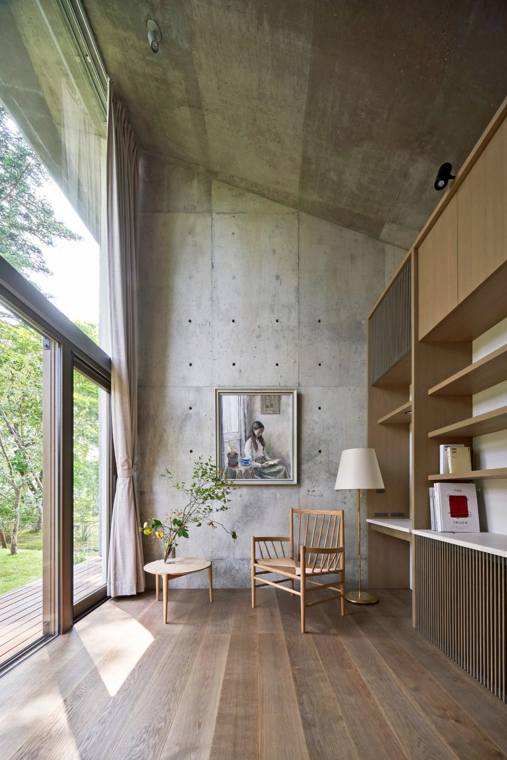 Concrete Villa Industrial Interior Sophisticated and Modern Industrial Design in a Villa