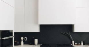 Contemporary Black And White Kitchen