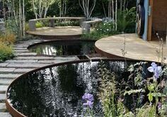 Cool Backyard Pond Design