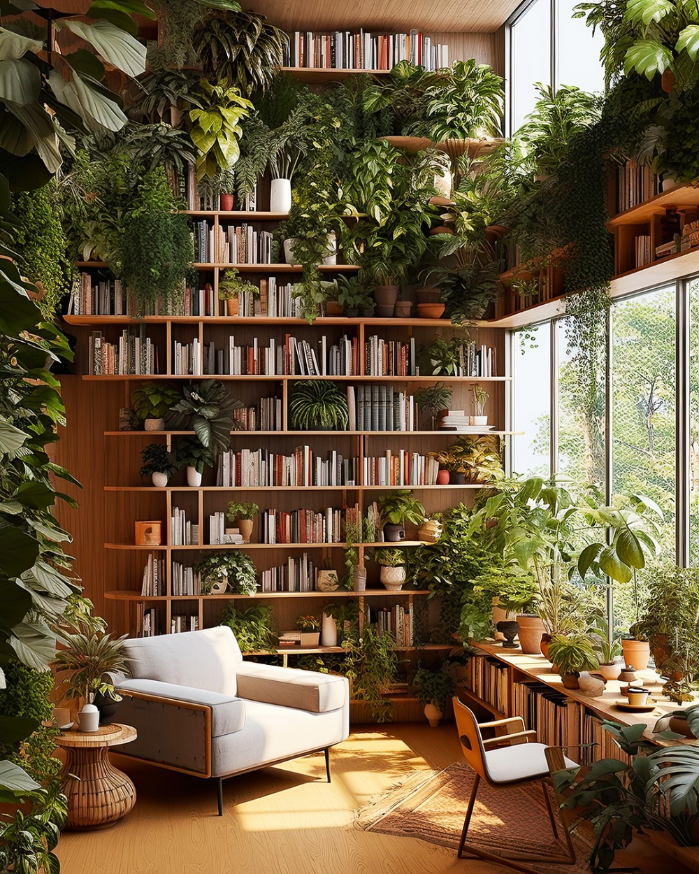 Creative Bookshelf House Unique and Functional Home Design Featuring Ingenious Bookshelf Integration