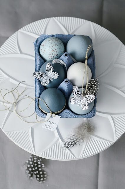 Decor Of Easter In Blue Easter Decorating Ideas with a Beautiful Blue Theme