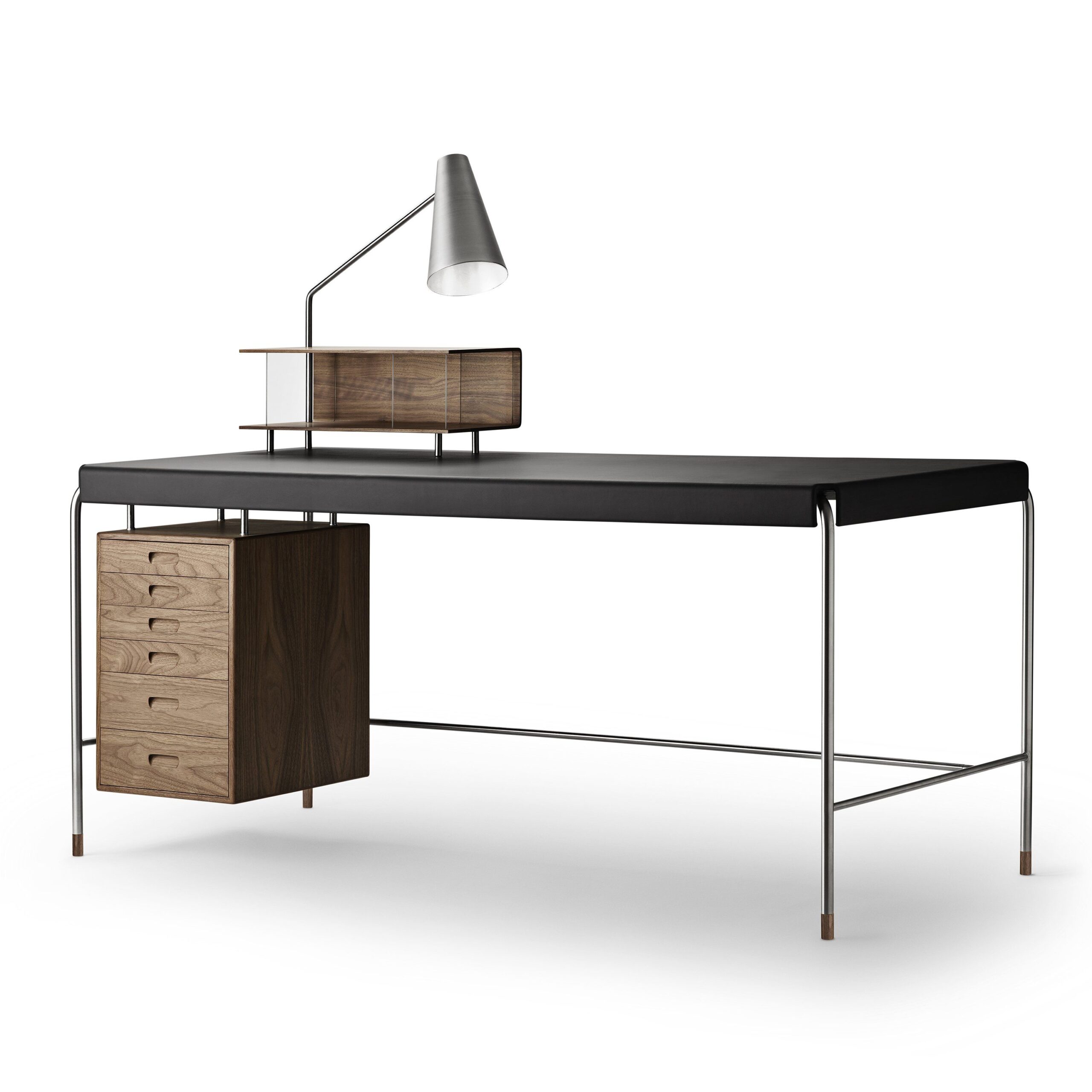 Desk Of Metal Wood And Leather Stylish and Durable Furniture Options for Your Home or Office with Metal, Wood, and Leather Materials