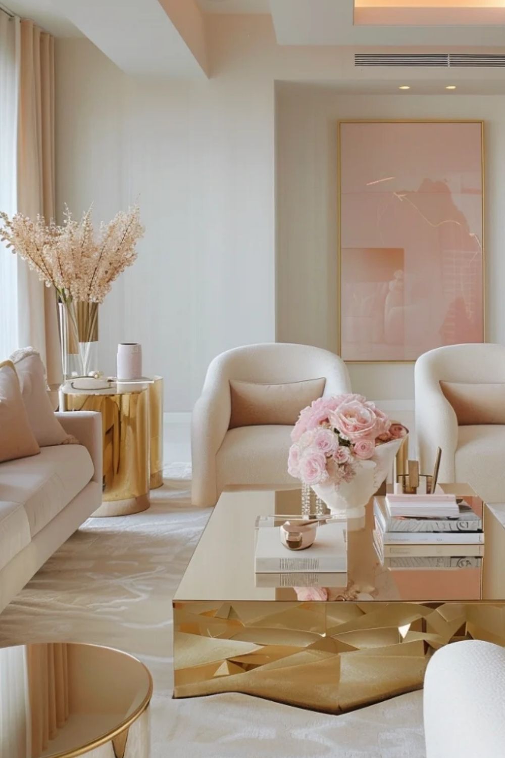 Elegant Feminine Living Rooms Achieve a Stylish and Feminine Vibe in Your Living Space with These Tips