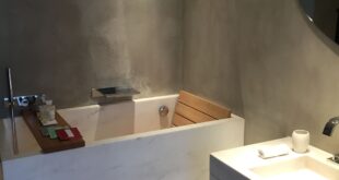 Flat With Concrete Bathtub