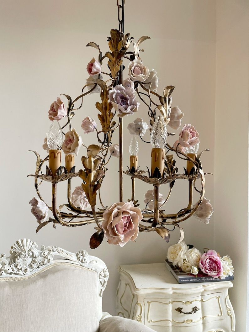 Flower Inspired Chandelier Stunning Chandelier Design with a Touch of Nature