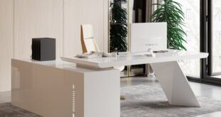 Futuristic L Shaped Desk