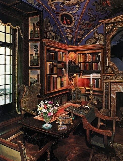 Gorgeous Gothic Home Office Elegant and Dark Home Office with a Gothic Touch