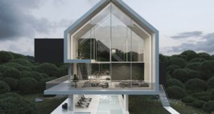 Home Unique Sloping Architecture