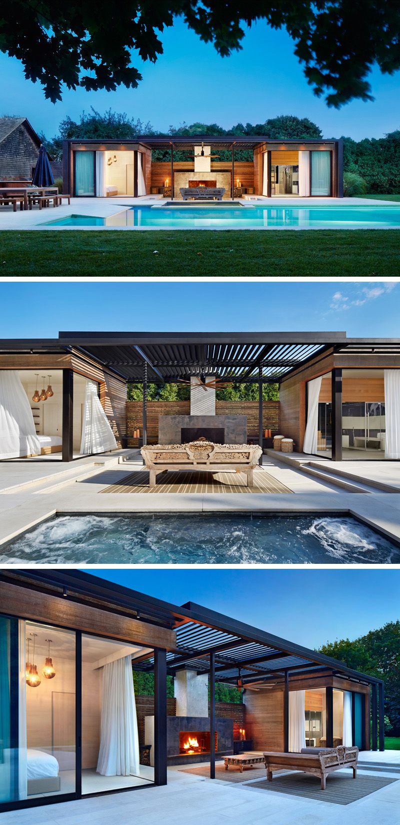 Home With Concrete Pool House Stylish and Modern Poolside Retreat in a Concrete Oasis