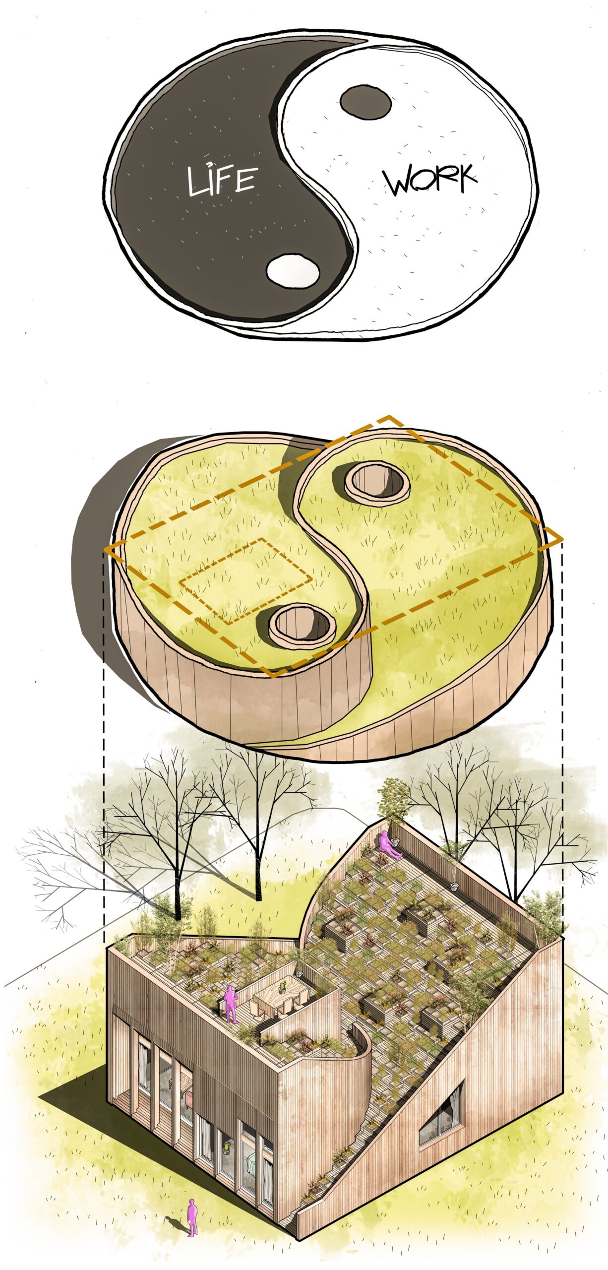 House In House Concept Innovative Living Arrangement Incorporates Smaller Home Within Larger Residence