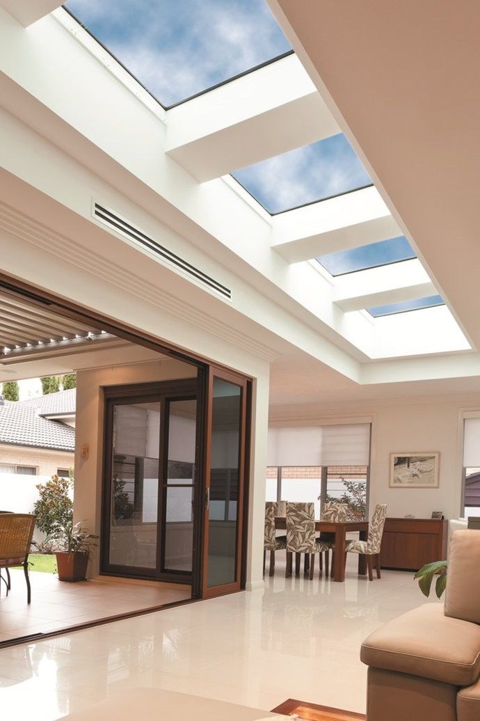 House Skylight Letting in Natural Light with Innovative Roof Windows