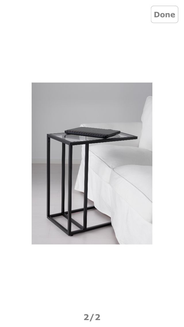 Ikea Vittsjo Table Stylish and Versatile Black Metal and Glass Table for Modern Interiors