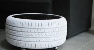 Industrial Chic Tire Table