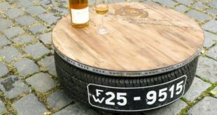 Industrial Chic Tire Table