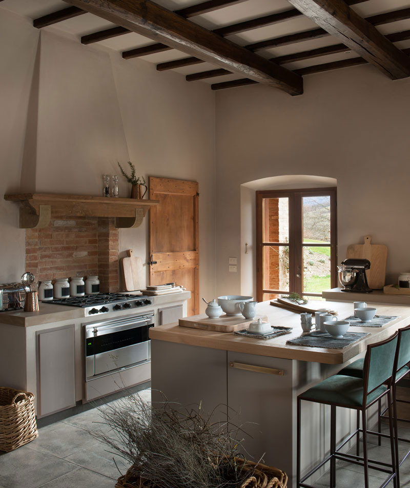 Italian Kitchen Design With Stone Enhance Your Home with Stone Accents in Traditional Italian Kitchens