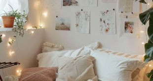 Japanese Inspired Feminine Bedroom