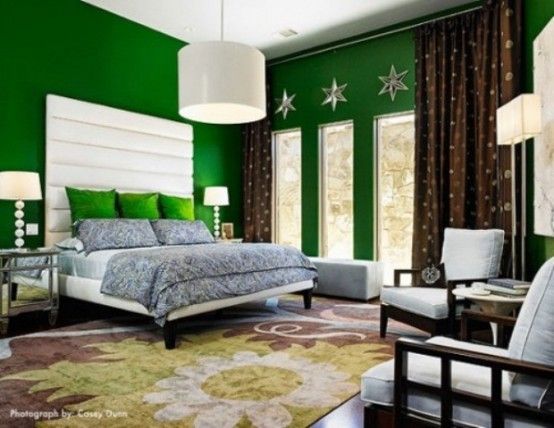 Juicy Green Accents In Bedrooms Fresh Green Touches to Spruce Up Your Bedroom