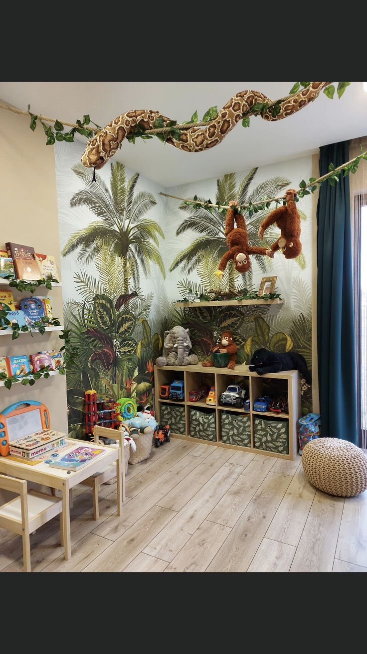 Jungle Inspired Kids Room Designs Roaring Fun: Wild and Whimsical Kids Room Decor inspired by the Jungle