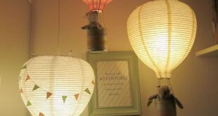 Lamps Inspired by Hot Air Balloons